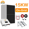 Sistem Tenaga Suria Luar Grid Kit Lengkap Sistem Tenaga Suria 15KW Pakej Penuh untuk Rumah