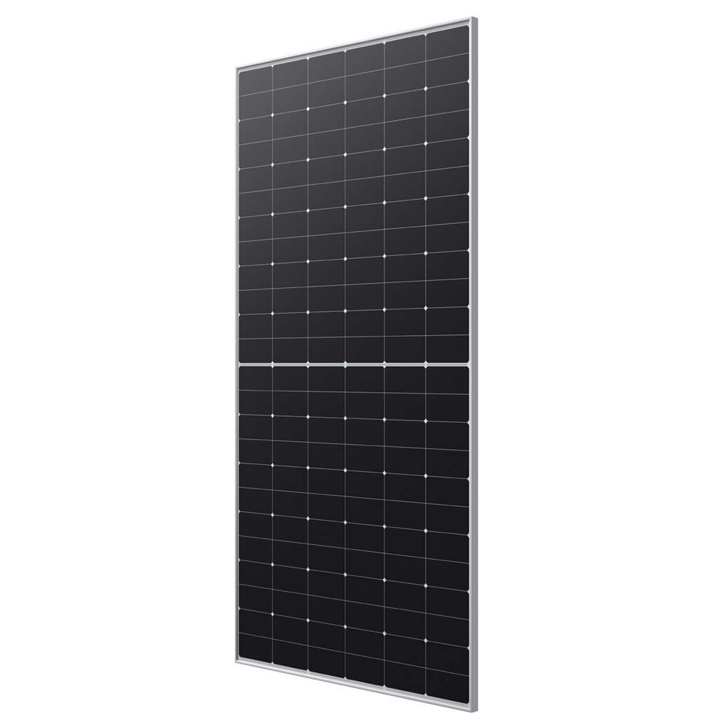 Panel Suria 550 Watt 2024 Kecekapan Baharu 9BB Monocrystalline untuk Atas Bumbung Rumah Perkhemahan 