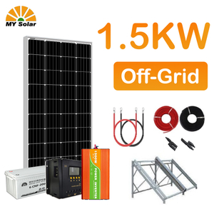 My Solar 1.5kw 1500W off Grid Sistem Tenaga Panel Suria untuk Kegunaan Rumah